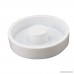 New Arrival White Silicone Mousse Bakeware Circular Hollow Shaped 3D Cake Mold DIY Baking Decoration Tools - B06XT39F62